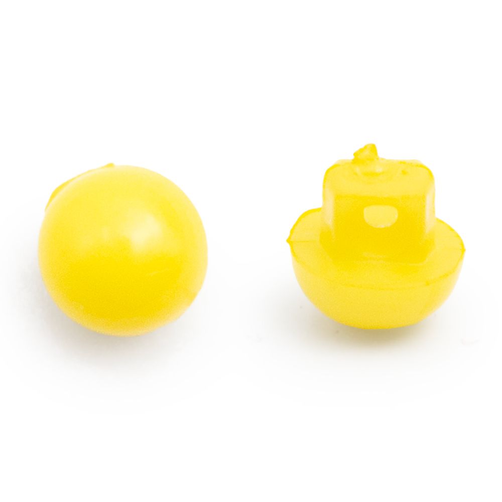 Пуговицы Мини круглые на ножке, 5мм, уп/20 шт (св.желтый)