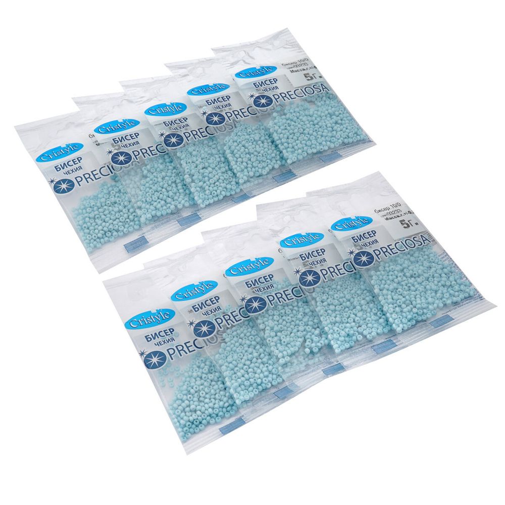 Бисер Preciosa 10/0 (2.3 мм), 50 г (10х5 г), цв. 03233