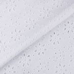 Ткань шитьё (прошва) 285 г/м², 140 см / 10 метров, белый, Gamma YFAS-3670