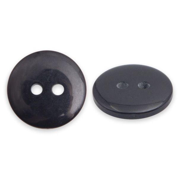 Пуговицы 2 прокола 24L (s.black (черный)), CX-K-22, 144 шт