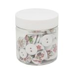 Украшения декоративные пуговицы деревянные Цветочки-лепесточки №3, 15-18 мм, 100 шт