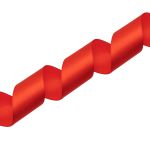 Лента атласная 1-сторонняя 50.0 мм / 22.86±1 метров, 026 красный, Globus
