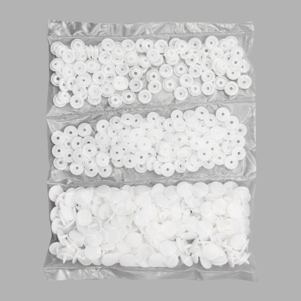 Кнопка рубашечная ⌀12,5/10мм пластик (≈100 шт) New Star (101 белый)