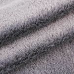 Мех "Кролик" ворс 8мм, 48 смх50 см, т.серый