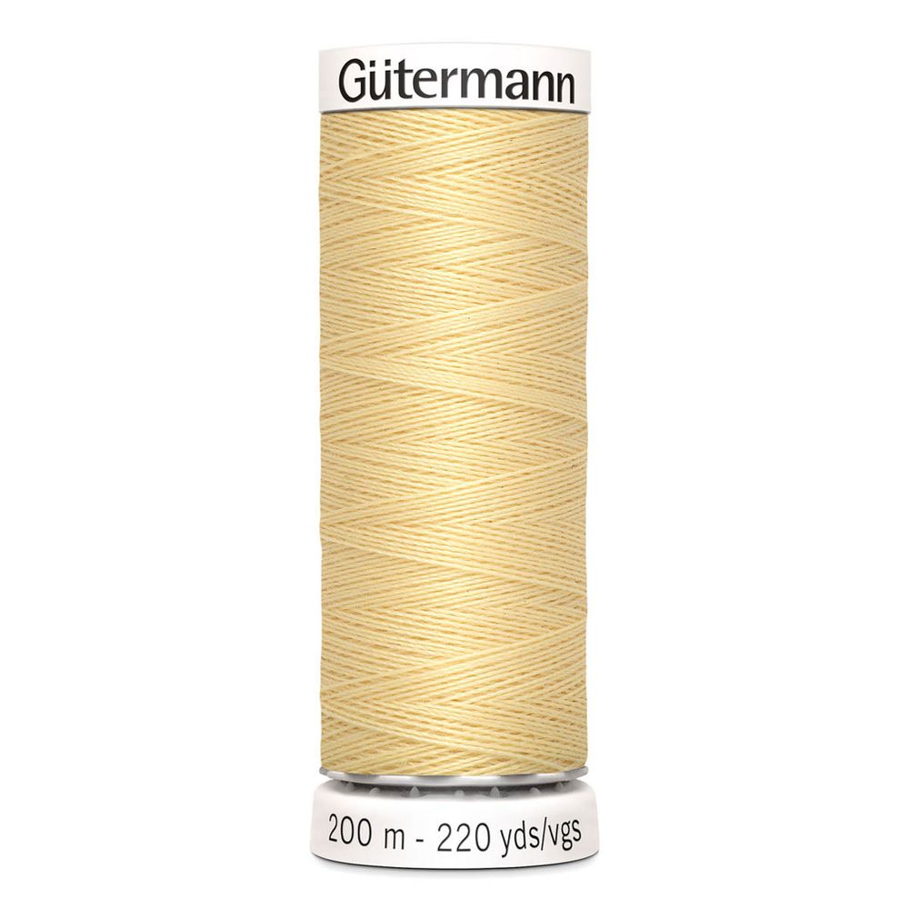 Нитки универсальные Gutermann Sew-all 100 (200 метров), 5 кат. | 325 шампань