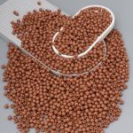 Бусины пластик ⌀8 мм, 500 г, круглые, А610 карамельный, 1AL121-2 , Astra&Craft