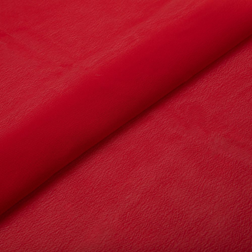 Ткань блузочная Poly Chiffon 84 г/м², 150х147 см, 05 красный, Gamma PC-02