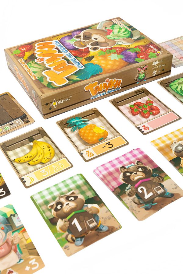 Игра настольная Тануки. Охота на фрукты, Эврикус BG-11069