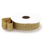 Тесьма металлизированная Дамаск 22мм / 10м (золото), 22071