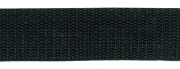 Стропа (ременная лента) 30 мм / 50 метров, толщ. 1.1 мм, [17 г/пог.м], 100% п/п, 00 черный, Gamma G301