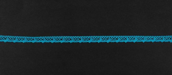 Кружево вязаное (тесьма) 8 мм, цв.бирюзовый, Alfa, 25 метров, AF-352-105