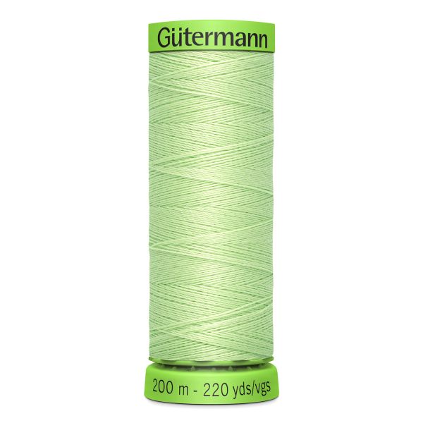 Нитки для тонких тканей Gutermann Extra Fine 150, 200м, 152 бл.салатовый, 5 катушек