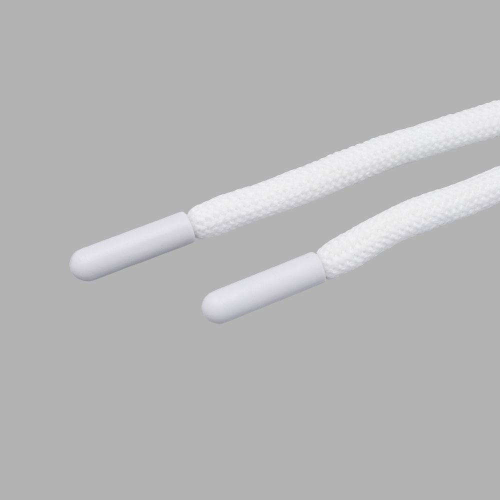 Шнурок декоративный круглый ⌀5.0 мм / 135см, 1 шт, 03 белый, 3AR2808