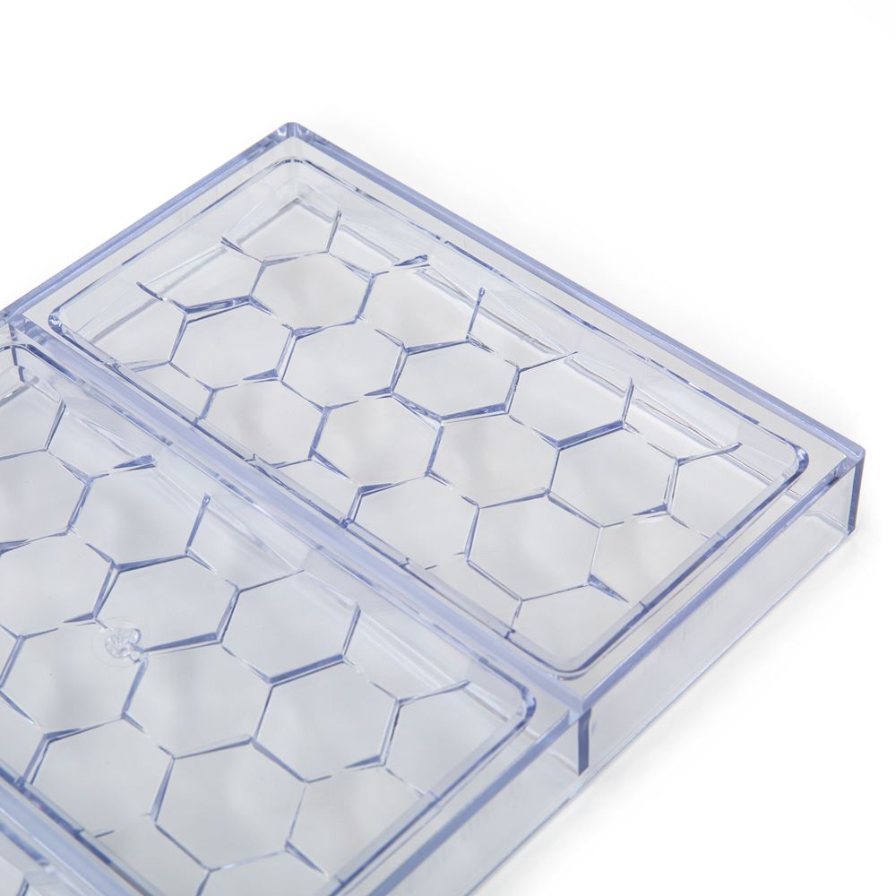 Форма для шоколада полистирол 27.5х17.5х2.5 см, 1 шт, №2 соты, S-Chief PPC-0101