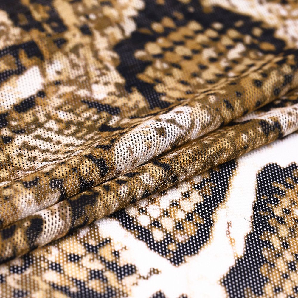 Сетка бельевая эластичная 100 г/м², шир.160 см / 3 метра, принт Питон /SZ025816.12/