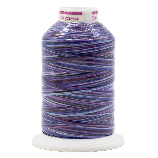 Нитка текстурированная Gutermann Bulky-Lock 80 multicolor, 1000 м, 9944, 1 катушка