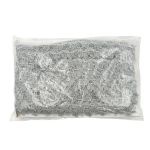 Тесьма металлизированная 25 мм, 18,29м (серебро)