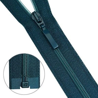 Молния спираль (витая) Arta Т5 (5 мм) 1 зам., разъем., 40 см, цв. 908 морская волна, уп.5 шт