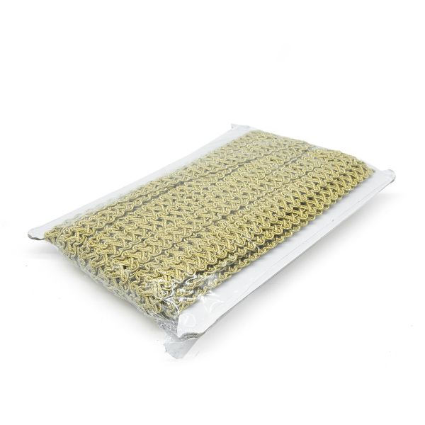 Тесьма 20 мм / 25 метров, 02 т.золото, 23-2508