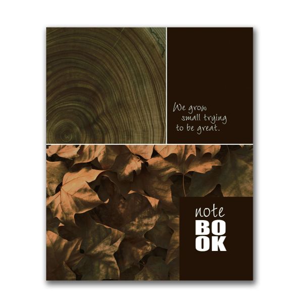 Бизнес-блокнот, матовая ламинация + выборочный лак, A5+ 80 л. 18 шт, клетка, Осенний марафон 000429, Светоч 80ББТ5_4_5_1