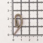 Крючки шторные для карниза 26.5 мм, улитка усиленные, пластик, антик (латунь), 100 шт/упак