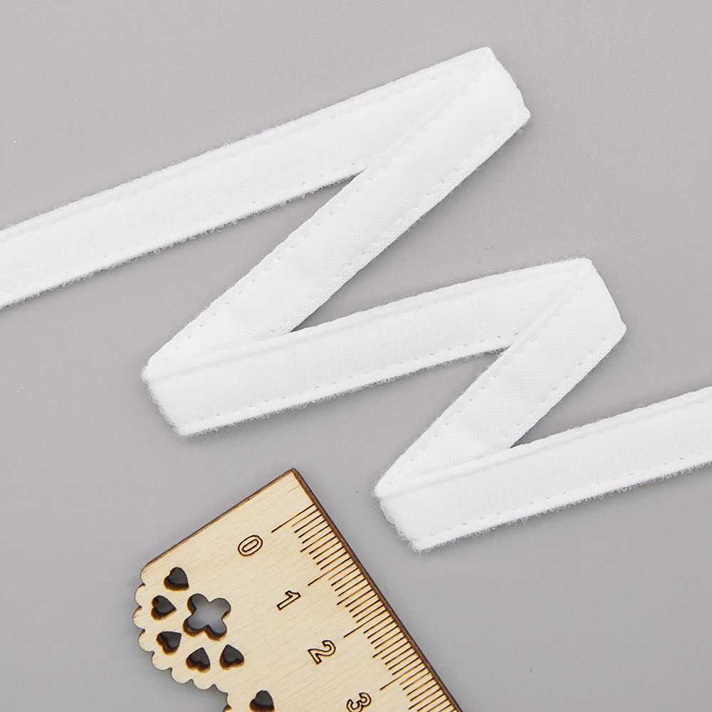 Лента тоннельная (чехол для косточек) 12.0 мм / 20 метров, Arta, 001 белый