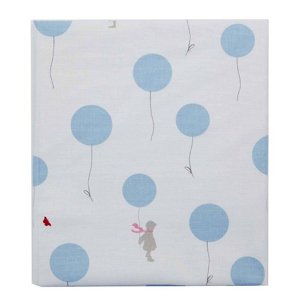 Ткань коллекция Little Friends, 48х50см, 100% хлопок Gutermann (75 белый/голубые шарики), 647701