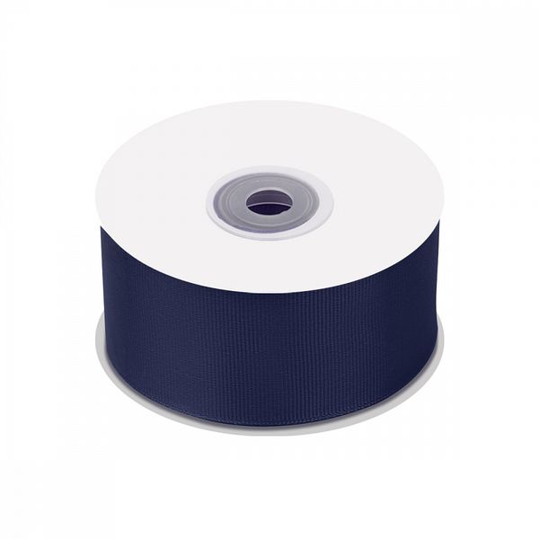 Лента репсовая (в рубчик) 50.0 мм цв. 370 т.синий уп.22.86м (±1м)