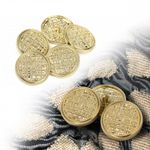 Пуговицы на ножке металлические 36L=23мм, С-MP06 цв.золото, 5 шт