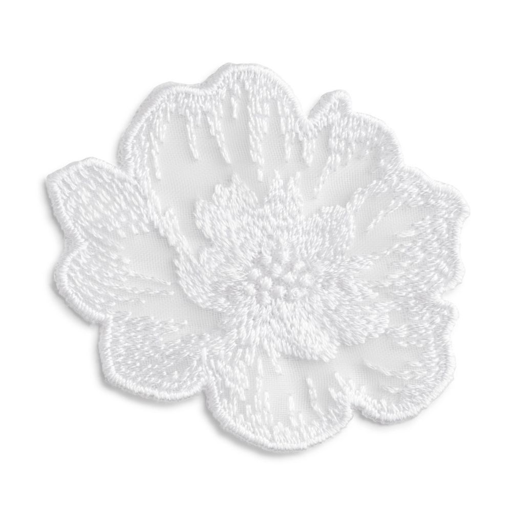 Термоаппликация Цветок, 5.5х4.5 см, празд.мал.бел./выш. Prym, 926705