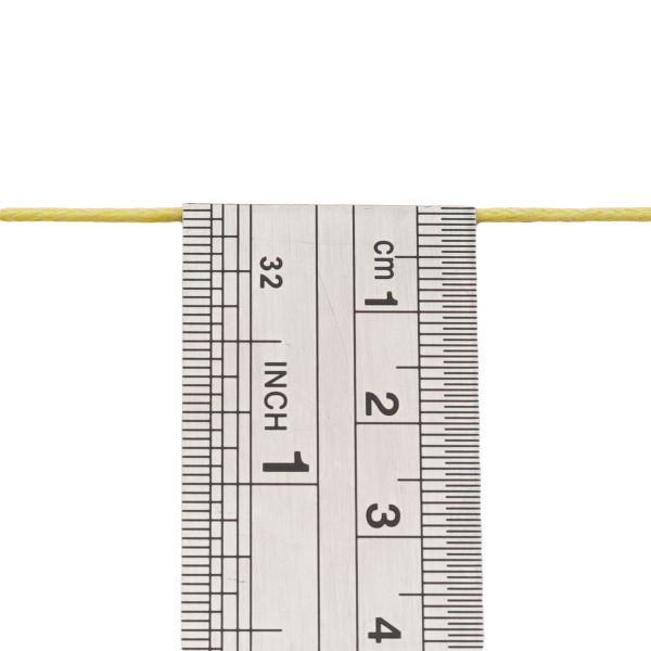 Шнур вощеный ⌀1.0 мм / 100 метров, 0371-9002 (С131 желтый)