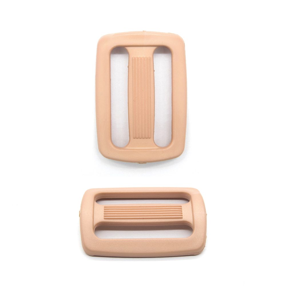 Пряжка, ПА, цветная, 30 мм (82-2 бежевый), 50 шт