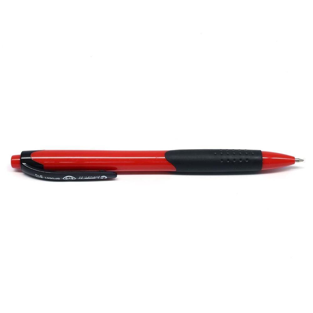 Ручка шариковая автоматическая Eye красный корпус с рез.держателем синяя 0,7 мм, LAMARK641, 50 шт