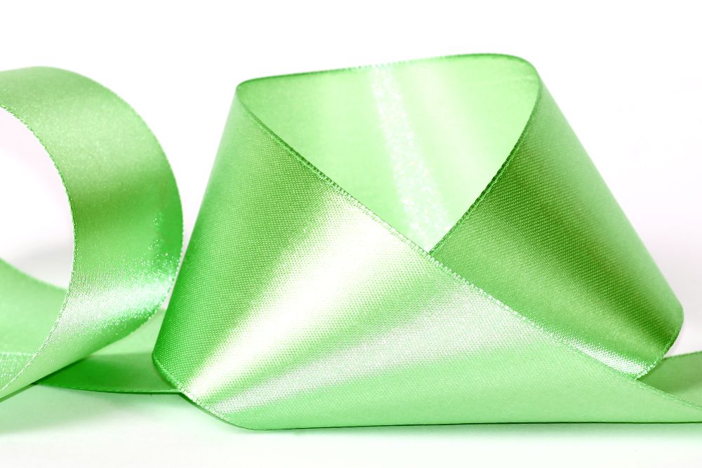 Лента атласная 1-сторонняя 50.0 мм / 33±2 метра, 052 травяной, Gamma