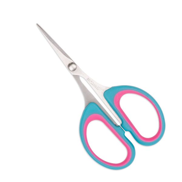 Ножницы рукодельные для вышивки 10 см, мятный/розовый, Prym Love 610544