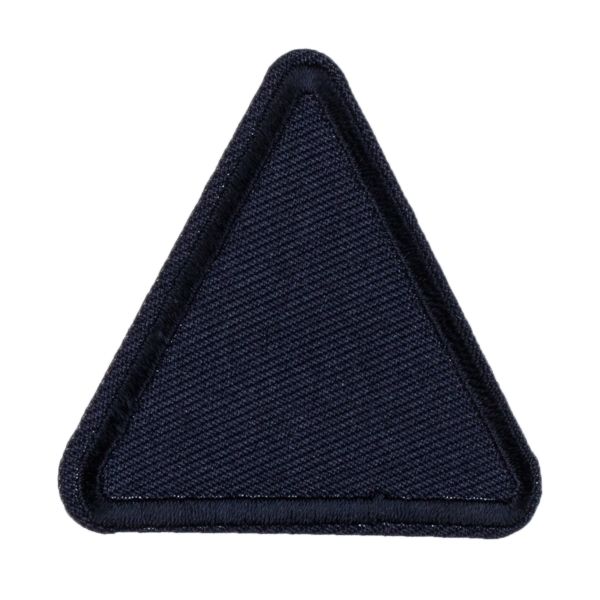 Термоаппликация L №02/5, 5 шт, L101В треугольник синий 5х5.2 см, Gamma