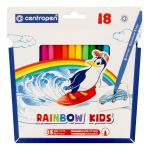 Набор цветных фломастеров RAINBOW KIDS PA 7550/18 18 цв, 7550/18, Centropen 7550/18