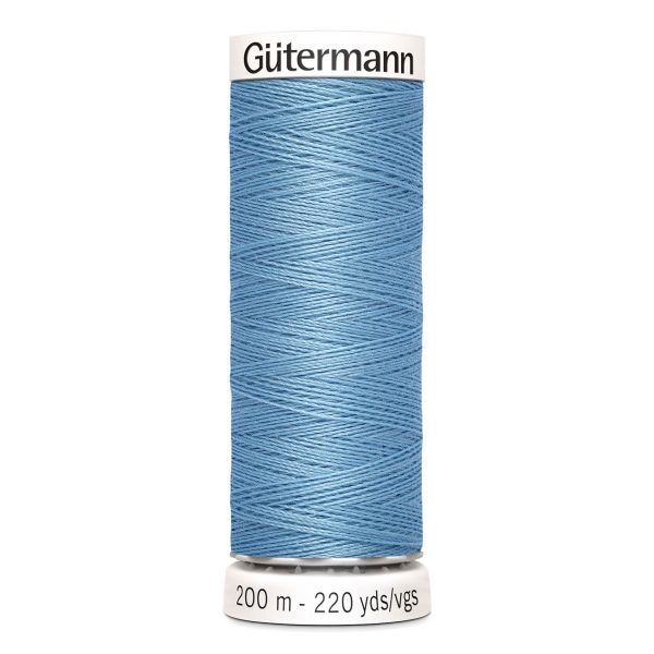 Нитки универсальные Gutermann Sew-all, 200м, 143 серо-голубой, 5 катушек