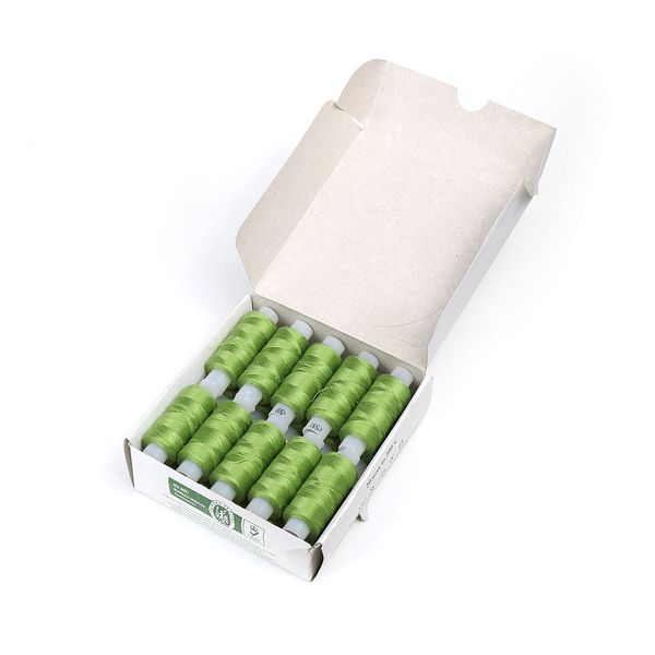 Нитки армированные ПНК им.Кирова 45ЛЛ, бытовые, 200 м / 20 кат., 3708 св.зеленый