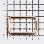 Рамка прямоугольная металл 40 мм /49х30 мм/ золото цв.02, ГУ12749, 4 шт