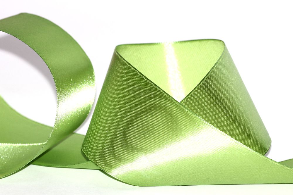 Лента атласная 1-сторонняя 50.0 мм / 33±2 метра, 062 бл.зеленый, Gamma