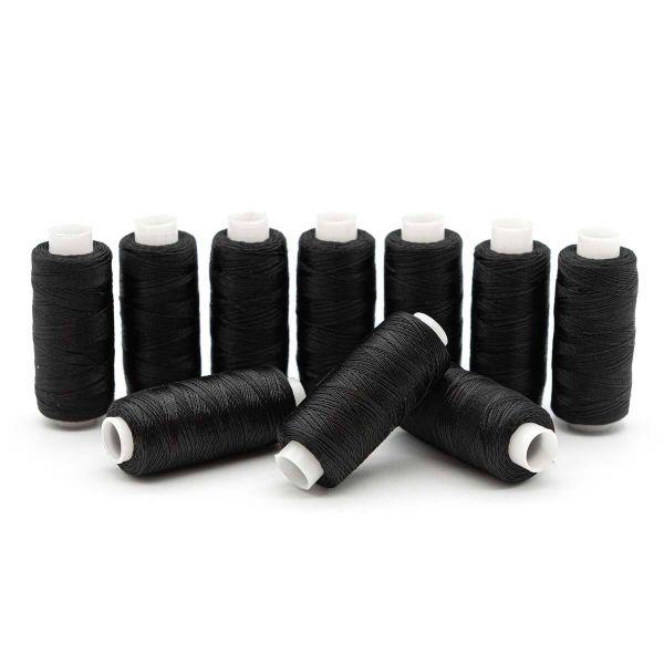 Нитки капроновые 50К 200м (черный), 10 катушек