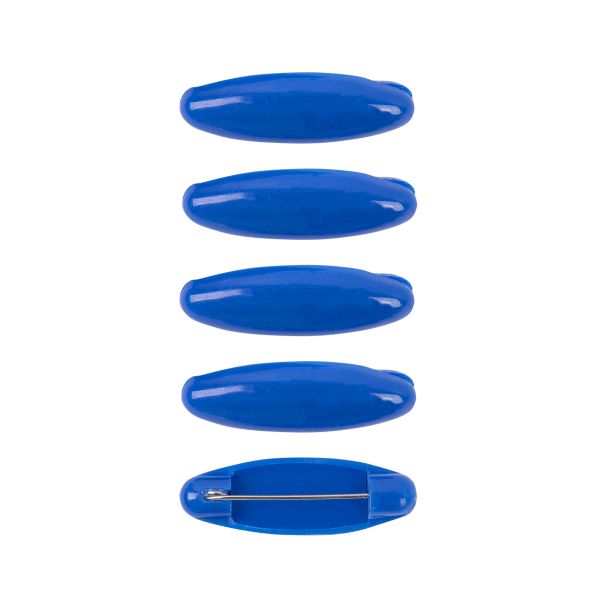 Булавки английские пластик 36 мм, 6 шт, 08 синий, Blitz BUD-006