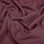 Футер 3-нитка петля гладкокрашеный диагональ 310 г/м², 65% х/б, 35% п/э, 180 см, цв. слива, 6м