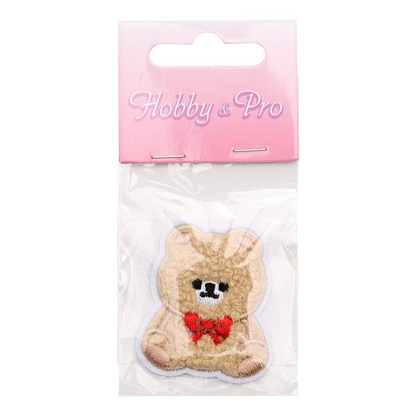 Термоаппликация Мишка, 4.3х3.8cm, Hobby&Pro