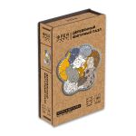 Пазл фигурный деревянный 129 элементов, PZLF-030 Коты в деталях, Фрея