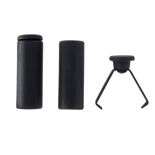 Наконечник для шнура металл 15.9х6 мм, отв.4.2 мм, 50 шт, пр. черный, MNK05