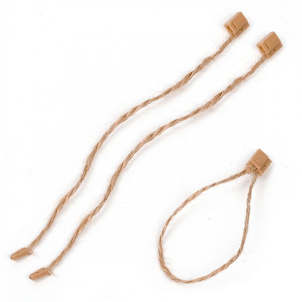 Биркодержатели пломба пластик 15см джут (уп. ≈1000 шт)