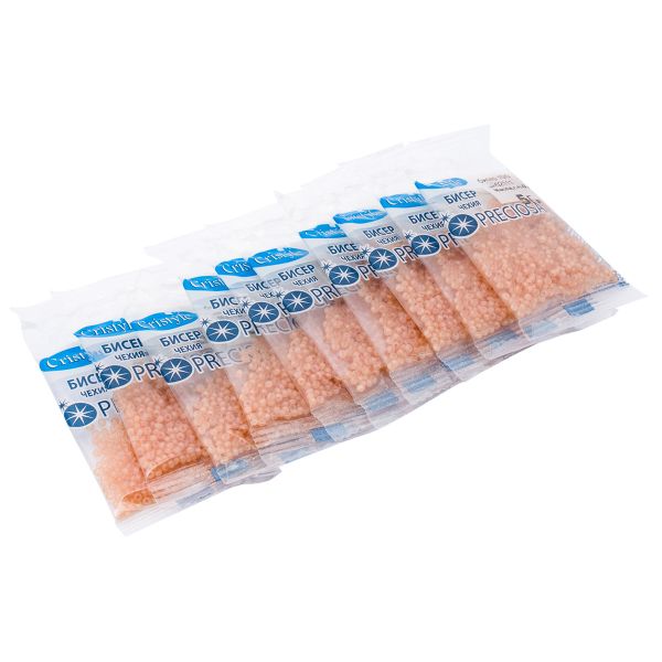 Бисер Precoisa 10/0 (2.3 мм), 50 г (10х5 г), цв. 02111