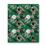 Тетрадь ученическая общая, A5+ 96 л. на скобе 60 г/м², белизна 100%, 5 шт, клетка в термоусадочной пленке, 000782 Я в моменте!, Светоч 96ТЕТк-001